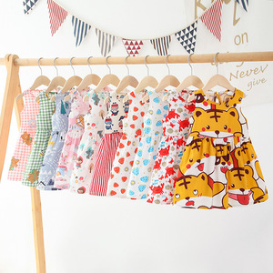 Nouvelle robe d'été en coton à fleurs pour bébé fille de 1 à 6 ans, design 2022, robe ample imprimée pour enfants, vêtements décontractés pour filles - Product Image 1