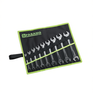 Fasano <b>Tools</b> 9-Piece Combination Wrench Set Metric Automotive Repair <b>Kit</b> - Product Image 2