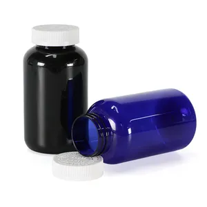 Pet Plastic Pill Medicine Bottle Capsule Container Jar Health Care Supplement Tablet Nutrition Powder Bottle