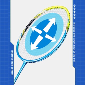 Raquette de badminton ALP POWER en fibre de carbone 4U G4 Defult 24lbs Ball Control Types <span class=keywords><strong>Wind</strong></span> Breaker Frame for Beginner Training - Product Image 6