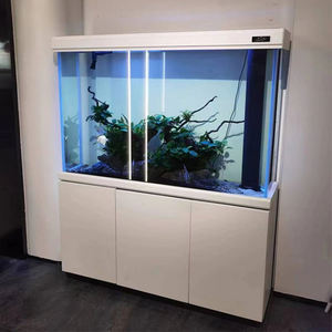 Acquario Alto da 200 300 Galloni per Acquacoltura con Filtro Sistema di Acquaponica per Interni in Vetro Ultra Trasparente Decorazioni per Soggiorno - Product Image 2