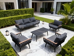 Meubles <span class=keywords><strong>de</strong></span> <span class=keywords><strong>jardin</strong></span> modernes pour patio, <span class=keywords><strong>salon</strong></span>, salle à manger, cour, hôtel, parc, aluminium, <span class=keywords><strong>bois</strong></span>, plastique, <span class=keywords><strong>métal</strong></span>, canapé <span class=keywords><strong>de</strong></span> <span class=keywords><strong>jardin</strong></span> - Product Image 5