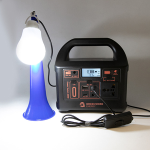 Fuente de Energía de Respaldo de 200W, Estación de Energía Solar Portátil, Mini Generador con Salida AC/DC, Luz LED para Camping y Emergencias - Product Image 3