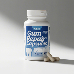 Suplemen Gigi Premium OEM dengan Kalsium Fosfor & Vitamin D3 Termasuk Vitamin K2 C Seng & Laktoferrin - Product Image 2