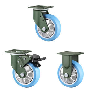 YTOP 4-Zoll 5-Zoll 6-Zoll 8-Zoll-Rad-Nachlauf Lieferant Polyurethan-Lenkrad für die Industrie - Product Image 4