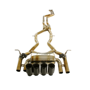 2014-2018 BMW M3/M4 F80/F82 S55 3.0T <span class=keywords><strong>Tuning</strong></span> Titanium Catback Système d'échappement Longueur égale Midpipe Valvetronic Modèle M2 Car Pipe - Product Image 1