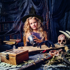 Costume d'halloween noir, chapeau de sorcière, accessoire de Costume pour fête d'halloween - Product Image 6