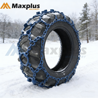 Cadenas para Nieve Maxplus de Acero de Alta Resistencia, Pintadas, Soldadas, para Tractor, Camión, Uso Forestal, Antideslizantes, Protección para Neumáticos