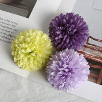 Flores Artificiales de Crisantemo de Seda de 6 cm, Modelo 054, para Bodas, Fotografía al Aire Libre, Decoración del Hogar, Técnica en Relieve