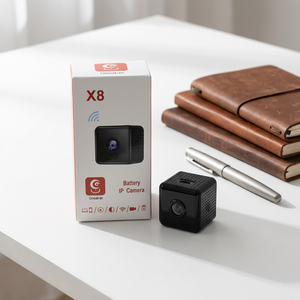 Mini cámara de seguridad IP, cámara wifi, cámara de vídeo con visualización remota, mini cámara HD 1080P, cámara de seguridad X8 - Product Image 3