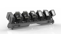 12x60W LED RGBW Zoom Beam Moving Head Light Linear Matrix Bar pour Night Club Wedding Stage Show Disco Concert DJ Stage Events