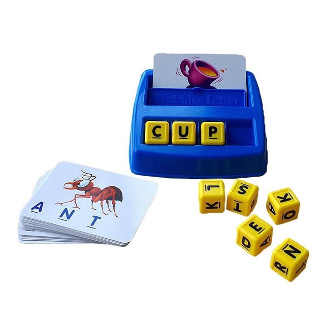 Children ABC Alphabet Spelling Games Cards English Words Kids Puzzle Educational Fun Early Learning Flash Cards Custom Printing