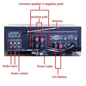 BMG AV-MP326BT Amplificateur de Puissance Audio Auto 2 Canaux, Qualité Sonore <span class=keywords><strong>2000W</strong></span>, 220V 110V - Product Image 4