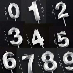 Merri augura <span class=keywords><strong>buon</strong></span> <span class=keywords><strong>compleanno</strong></span> creativo numero Sparkler torta decorazione forniture per festa nuziale paraffina cera candele portafortuna - Product Image 4