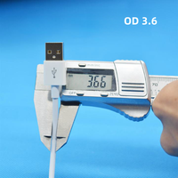 Usine offrant 1M 2M câbles flexibles de téléphone portable USB à Type C Data Cabo Smartphone charge Kabel câble USB C pour la vente en gros