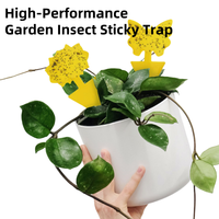 Pièges collants d'insectes de jardin écologiques pour les parasites volants Conception décorative de tournesol pour la protection des plantes en plein air