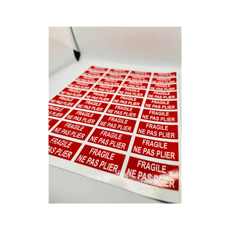 Topkwaliteit Milieuvriendelijke Custom Stickers Waterdichte Polypropyleen Labels Met Laminering Gemaakt In Frankrijk