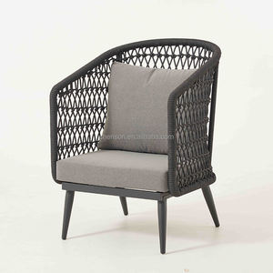 Conjunto de Sofás Esquineros en Forma de L para Hoteles - Sofá de Exterior de Grado Comercial para Uso en Comedores y Parques, Estructura Metálica Resistente - Product Image 4