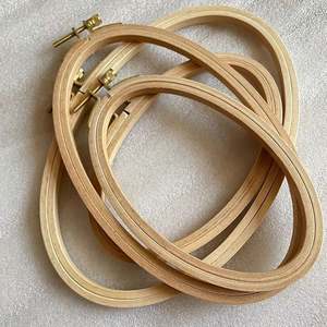 Wood Oval Embroidery Hoop - Product Image 4