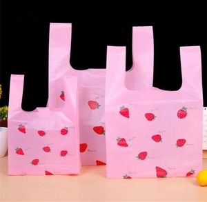 Bolsas de Compras HuamaohengchunPink, Bolsas para Restaurantes, Tiendas de Conveniencia, Bolsas Reciclables Tipo Camiseta para Pequeños Negocios - Product Image 3