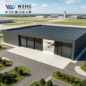 <b>Large</b> Clear Span Aircraft Hangar With Heavy Duty Steel Frame Structure - Product Image 1