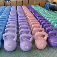 Kettlebell FRS Écologique, Durable et Souple pour la Protection du Sol à Domicile, Silencieux, pour l'Entraînement de Force et la Musculation, Idéal pour les Femmes Débutantes