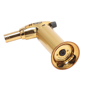 Logo personnalisé en gros coupe-vent métal <span class=keywords><strong>butane</strong></span> torche briquets Jet flamme cigarette torche briquet en gros pour cigare cuisine barbecue - Product Image 4