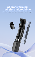 Nouveau microphone cravate sans fil 2,4 GHz de type C, à condensateur, portée 20 m, garantie 1 an - Compact, professionnel, à clipser