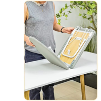OEM/ODM Mini planche à repasser d'hôtel avec dessus de table en maille d'acier Planche à repasser pliante avec coussin de fixation en fer pour le stockage