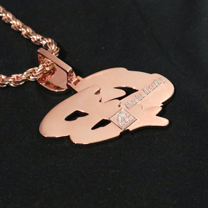 Pingente Personalizado de Moissanite para Homens Joias de Rapper Hip Hop VVS1 Letras de Diamante Nome Pingente Personalizado de Moissanite - Product Image 3