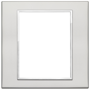 Pannello di controllo argentato 18,5x2,2 cm per uso elettrico - Product Image 1