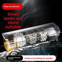 Filtre externe mural silencieux 3-en-1 pour aquarium avec cycle d'eau optimisé