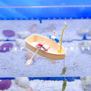 เรือพายขนาดเล็กแบบวงกลมสำหรับใช้ในบ้านตุ๊กตา2025ขี้เล่นสำหรับตู้ปลา - Product Image 5