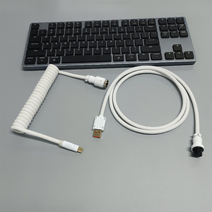 Cavo USB da A a Tipo C per Tastiera Meccanica da Gaming, Cavo a Doppia Guaina con Cavo di Alimentazione Aviator GX16 Staccabile - Product Image 3