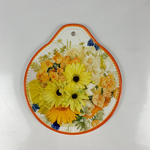 Napperon en céramique HHL-01 à motif floral, antidérapant, pour cuisine, origine Fujian, lavage à la main - Product Image 1