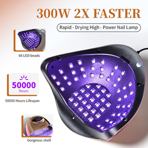 Lampe UV LED dorée pour ongles en gel avec capteur automatique, 4 minuteurs, séchage rapide, séchoir professionnel pour manucure, pour salon et usage domestique - Product Image 4