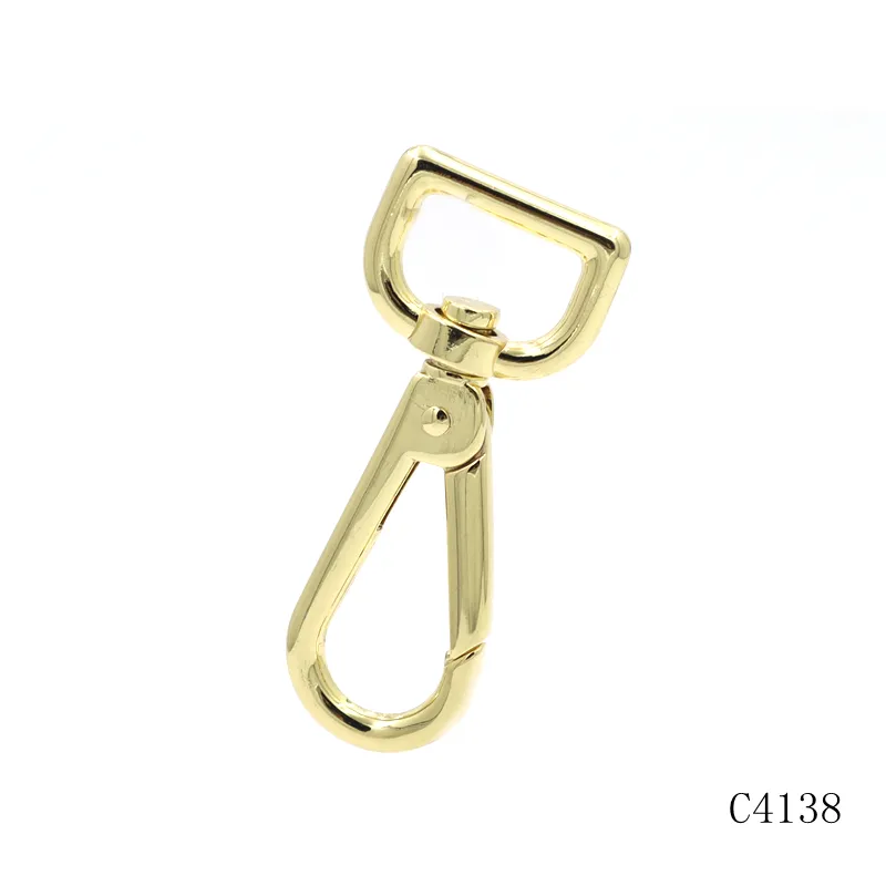 factory wholesale 21mm swivel snap hook for lady clutch bag accessories