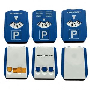 Minuteur de stationnement personnalisé en forme de bande de roulement avec grattoir à glace et porte-monnaie - Cadeau promotionnel pour automobile - Product Image 1