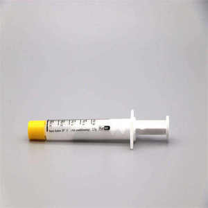 Fabrikant Op Maat 2.5G Hond Wegwerp Voeding Voorgevulde Spuit Met <span class=keywords><strong>Plastic</strong></span> Gekartelde Spuitduwer - Product Image 4