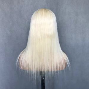 Extensiones de Cabello Natural Brasileño Remy con Base de 6x8", 7x9", 8x10", 14 Pulgadas, Trama Recta, Mono, 130% de Densidad, Nudos Invisibles para Mujer - Product Image 6