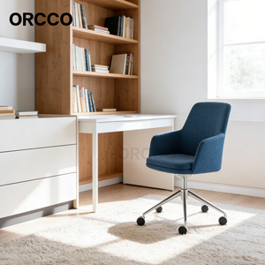 Silla de Escritorio Giratoria Ergonómica Ajustable en Altura, Tapizada, para Habitación de Hotel, Sala de Conferencias, Suite de Negocios, Muebles de Descanso - Product Image 2