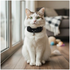 New Adjustable Soft Nylon Cat <b>Collar</b> With Small Bell Comfortable Daily Kitten <b>Collar</b> - Product Image 3