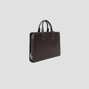 Sac à main pour homme en cuir Saffiano, sacoche pour ordinateur portable, sac messager pour affaires, sac de voyage pour documents de bureau - Product Image 2