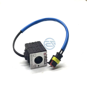 SY125-8 SY215-8 XE150D用高质量先导安全锁电磁阀线圈12v 24v先导电磁阀线圈 - Product Image 1
