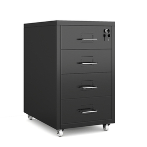 Hiện Đại 4-Ngăn Kéo Thép Nội Thất Văn Phòng Tủ Điện Thoại Di Động Multidrawer Lưu Trữ Kim Loại Dọc Tủ Tập Tin Với Đầy Màu Sắc Ngăn Kéo - Product Image 2