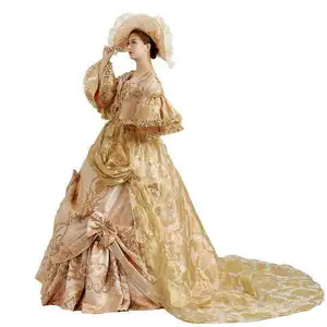 1pc定制维多利亚时代中世纪文艺复兴服装礼服Marie Antoinette剧院礼服新款