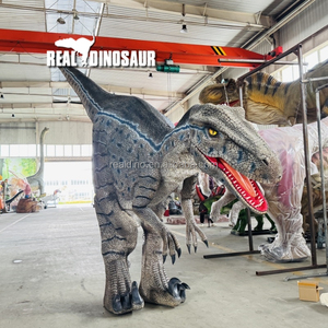 Costume de dinosaure <span class=keywords><strong>Jurassic</strong></span> World, jambes cachées, costume de dinosaure réaliste qui marche, <span class=keywords><strong>raptor</strong></span> - Product Image 1