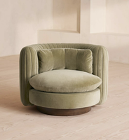 Sassanid OEM Home Decor Inspiration Salon de luxe Sièges confortables Fauteuil pivotant Vivienne