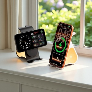 Nuevo Soporte de <span class=keywords><strong>Carga</strong></span> Inalámbrico Magnético 2 en 1 <span class=keywords><strong>con</strong></span> Altavoz, Salida de 15W, Compatible <span class=keywords><strong>con</strong></span> Teléfonos Modelo YP-2 - Product Image 3
