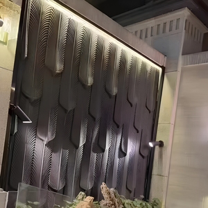 แผ่นผนังขนนกเทียม PU 3D ทันสมัยน้ำหนักเบากันน้ำสำหรับใช้ในร่มและกลางแจ้งการใช้งานภายนอกอย่างมีสไตล์ - Product Image 1